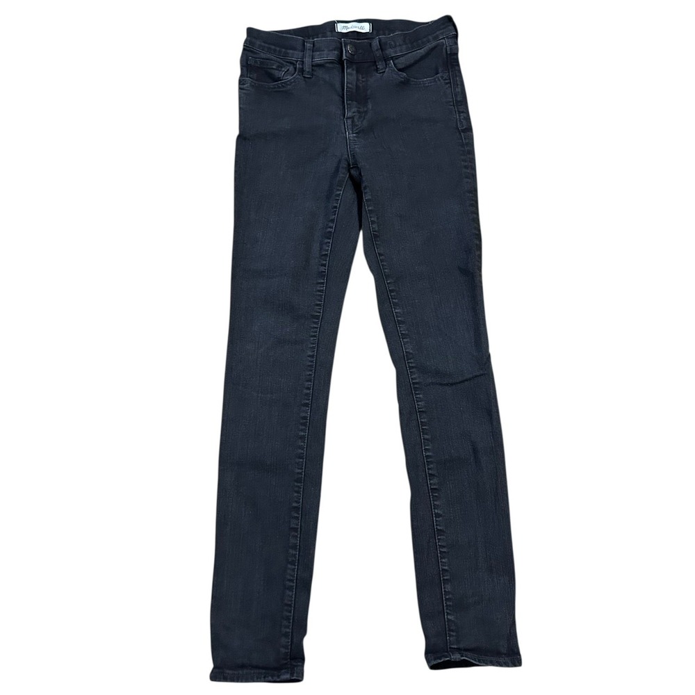Madewell Roadtripper Skinny Women's 26 Black Mid‎ Rise Skinny Jeans Stretch